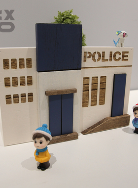 YBOX艺术木质微景观建筑装饰摆件