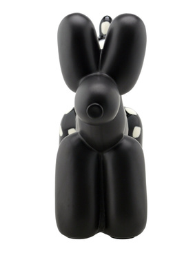 摆件黑色气球狗创意陶瓷