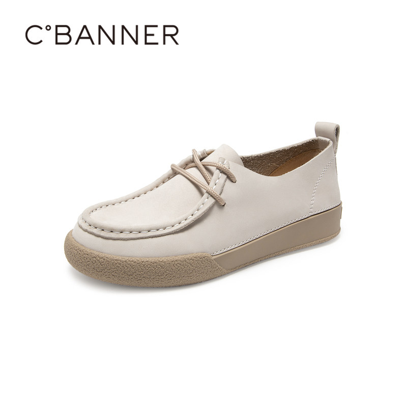 千百度牛津鞋秋季新款休闲系带小皮鞋平底时尚乐福鞋女英伦风,淘宝优惠券,粉丝福利购,淘宝优惠卷