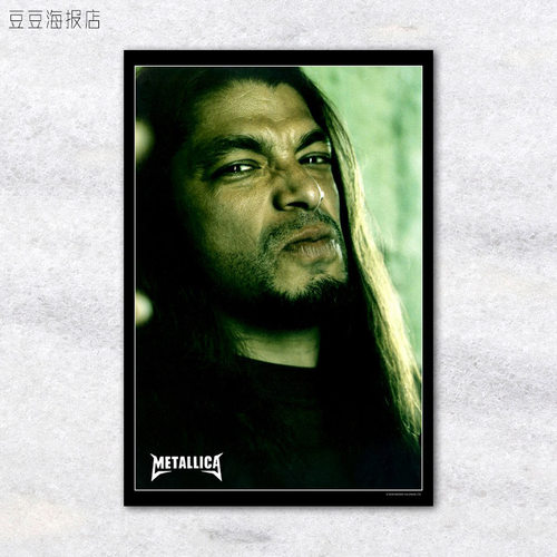 音乐海报 Metallica 金属乐队 装饰画摇滚美国重金属无框挂壁画 - 图3