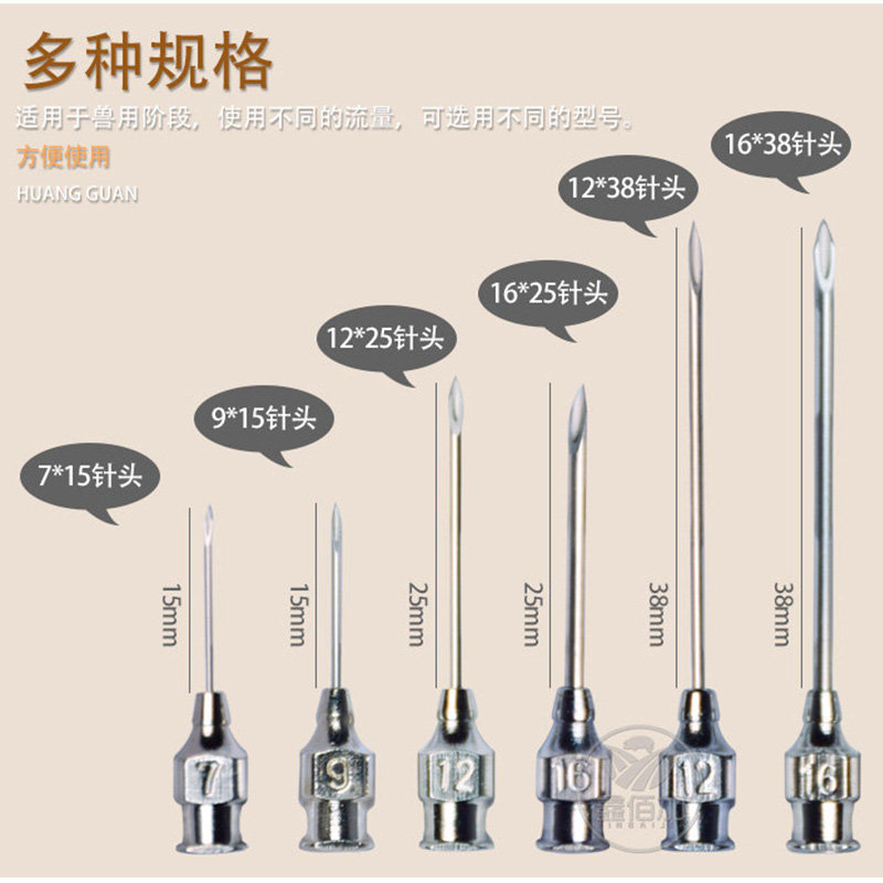 兽用针头不锈钢针头 91216号注射器针头 304厚壁猪用针头注射疫苗 - 图0