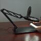 PDOK desktop magnifying glass with light metal base HD