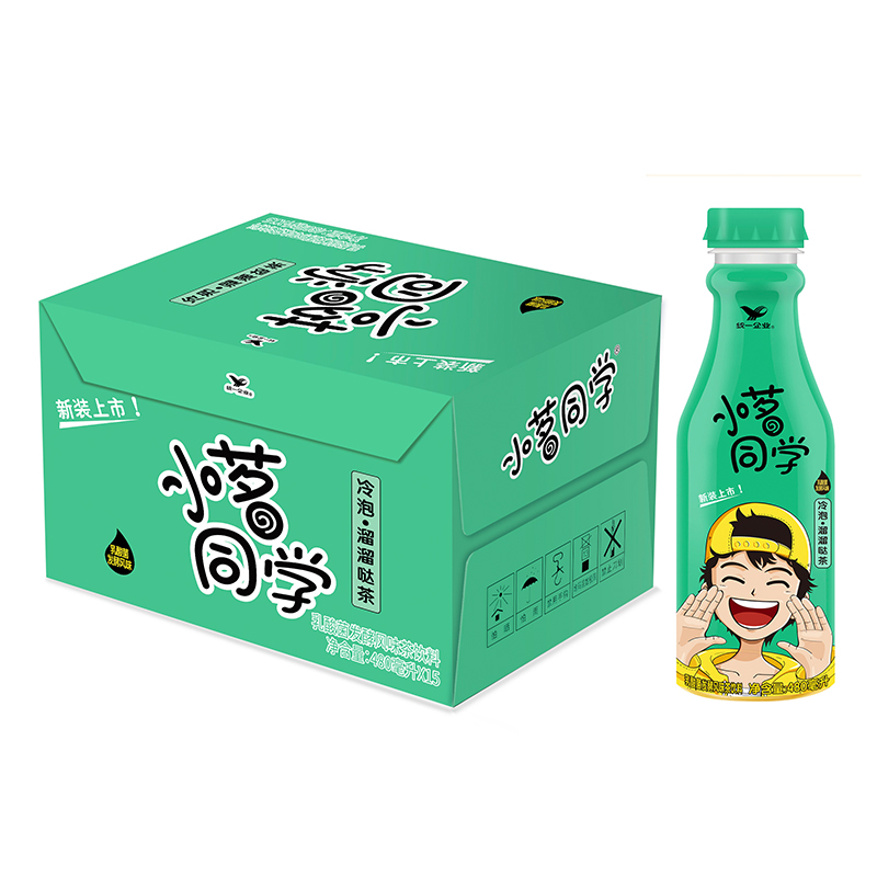 统一 小茗同学冷泡茶溜溜哒茶480ml*15瓶 整箱装夏季果味茶饮料