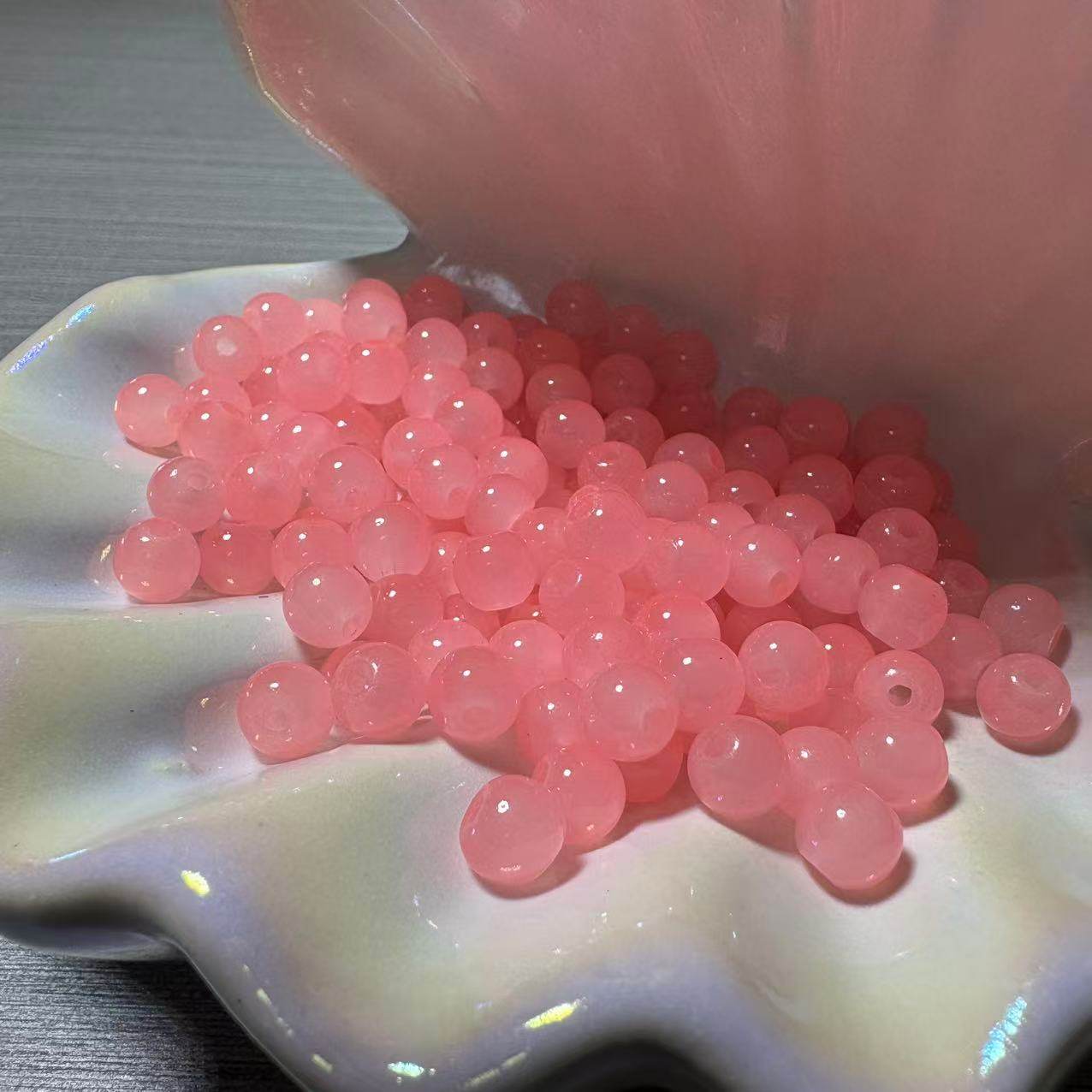 6mm马卡龙玉料多色琉璃三圈可盘圆珠散珠手工diy手串仙女饰品材料,淘宝优惠券,粉丝福利购,淘宝优惠卷