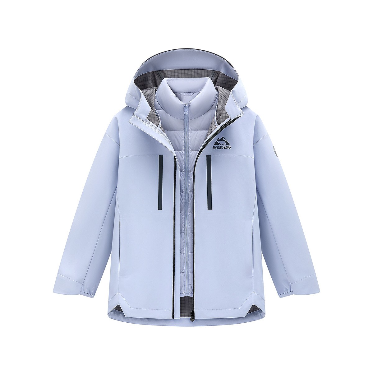 【抗菌绒】波司登秋季儿童防风保暖三合一叠穿羽绒服