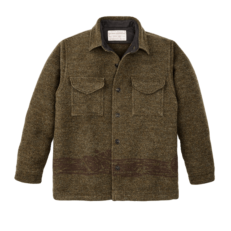 现货Filson美产CCC JACQUARD WOOL JAC限量重磅28oz防水羊毛夹克 - 图3