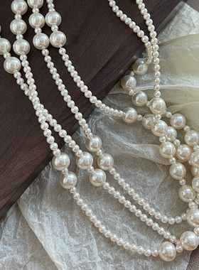 法式复古百搭施家珍珠项链