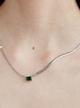 原创设计拼接天然珍珠项链