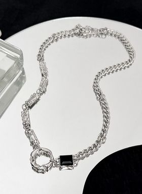 男士钛钢不掉色个性百搭项链