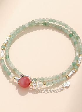 【杭州灵隐官方】水晶宝石手串