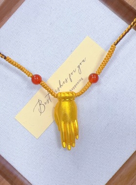 【杭州灵隐官方】佛手项链吊坠