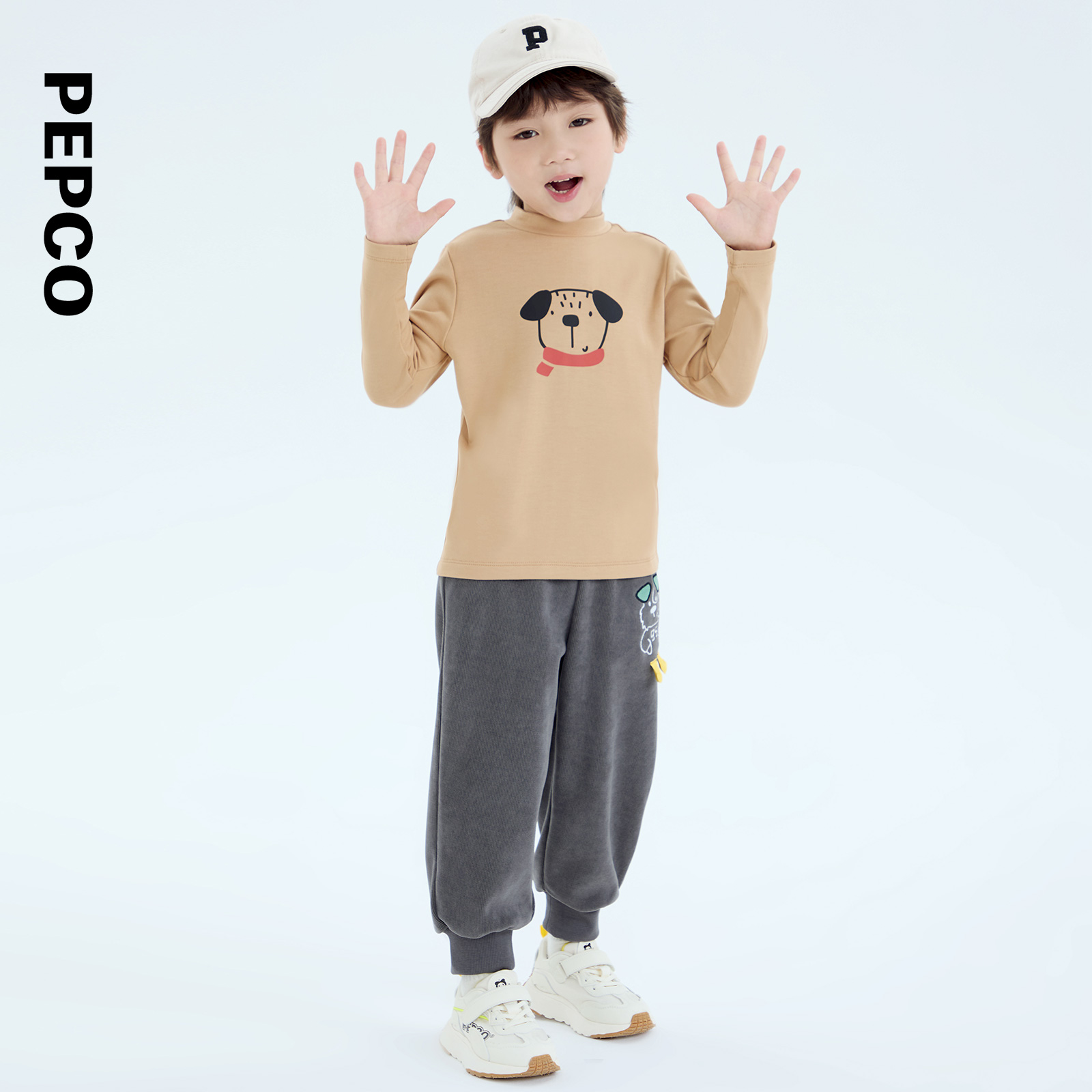 小猪班纳童装2025春秋新款儿童打底衫小童男童上衣宝宝T恤幼童潮 - 图3