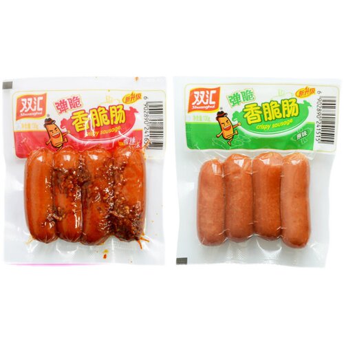 双汇弹脆香脆肠130g香辣味原味香辣肠玉米肠零食配泡面火腿肠香肠 - 图3