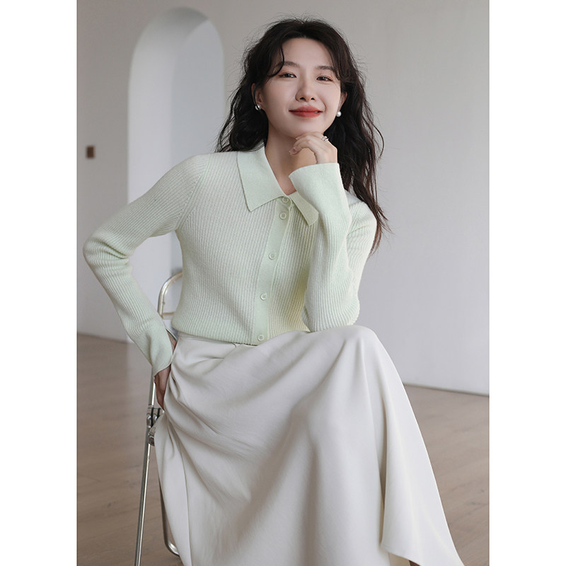  青春缇毛针织衫