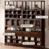 Bogu rack new Chinese style multi-layer tea set storage rack non-solid wood tea rack display cabinet storage display rack living room