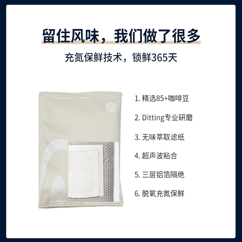 王力咖啡 挂耳咖啡精品量贩装30包*10g/袋coffee官方旗舰店 - 图1