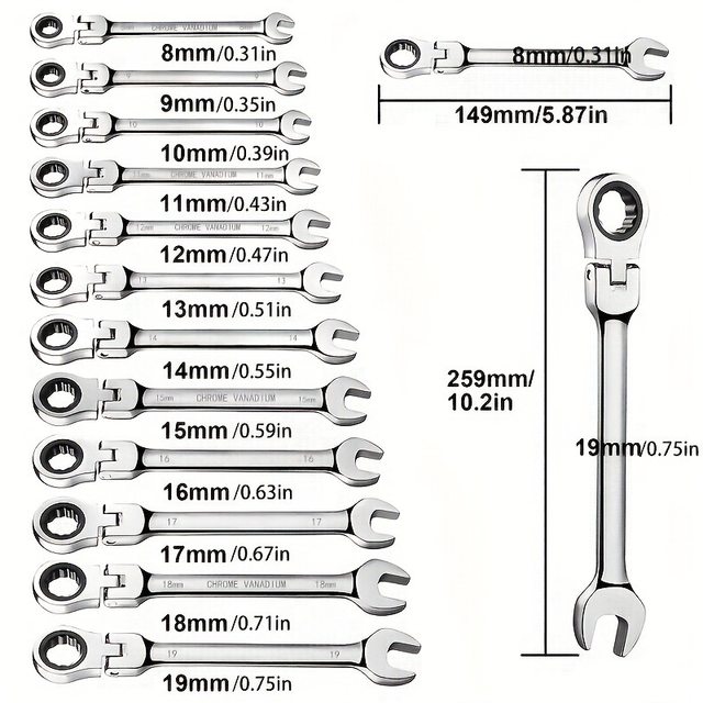 Universal 72-tooth ratchet wrench dual-purpose wrench movable head ratchet wrench opening plum blossom labor-saving fast wrench wrench