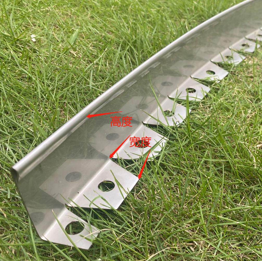 不锈钢草石隔离带园林绿化围边条挡土板庭院花园隔草坪围栏收边条,淘宝优惠券,粉丝福利购,淘宝优惠卷