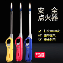 Ignition Gun Commercial Igniter Lengthened Handle Lighter Kitchen Gas Cooker Natural Liquefaction Durable Charging Pulse