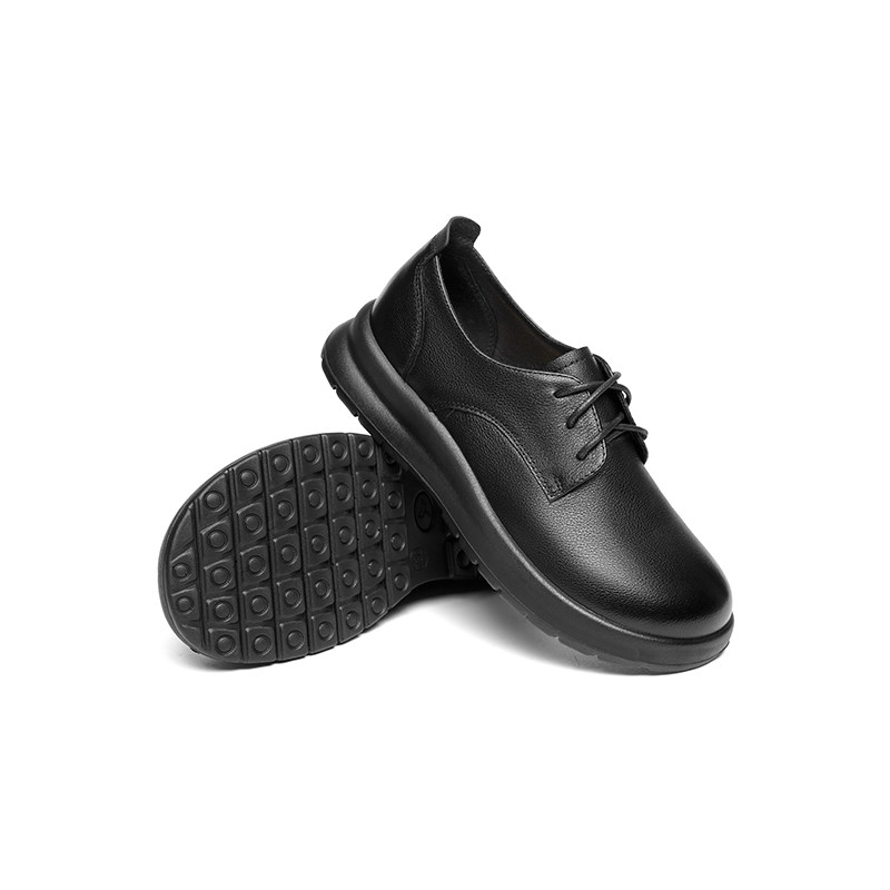 红蜻蜓妈妈鞋春秋款女鞋单鞋舒适软底中老年鞋子真皮平底黑色皮鞋,淘宝优惠券,粉丝福利购,淘宝优惠卷