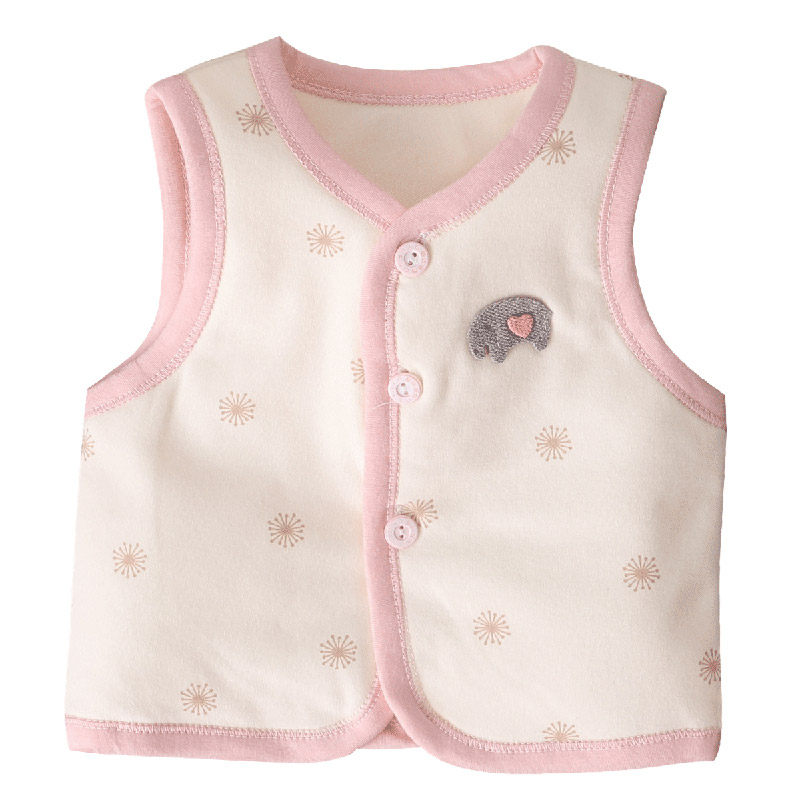 新生婴儿背心秋冬刚出初生0-6个月男女宝宝纯棉夹棉保暖对门马甲,淘宝优惠券,粉丝福利购,淘宝优惠卷