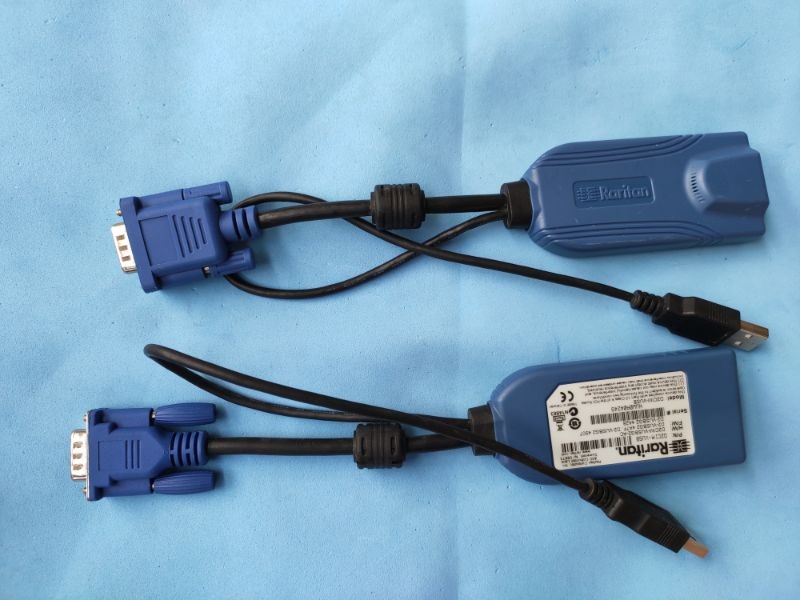 拆机力登 Raritan D2CIM-VUSB KX II/III USB CIM KVM线 新款宽版 - 图2