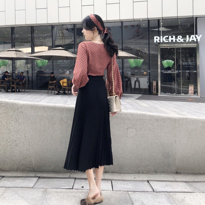 怀旧服装70 80年代复古港风衬衫女上衣港式波点衬衣服60高腰 花若语服装 淘优券