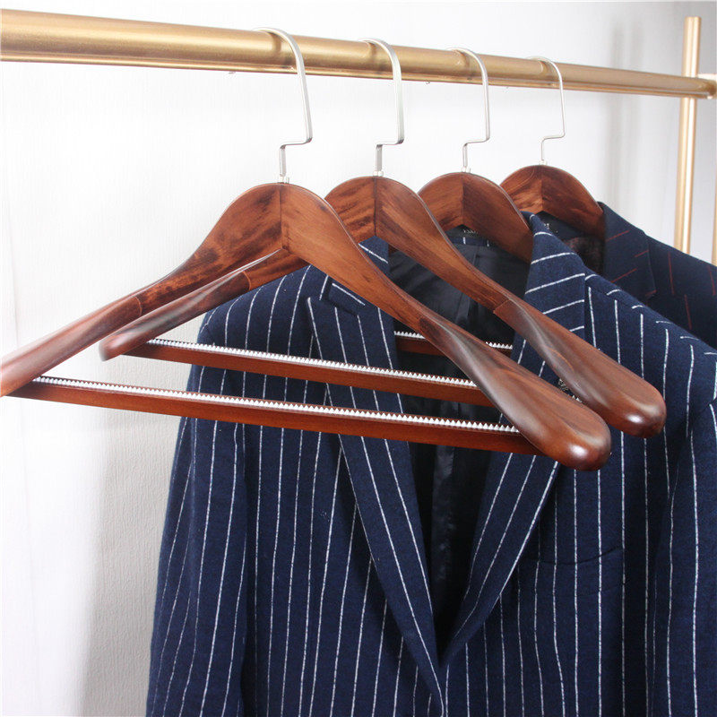 加宽实木西装衣架宽肩无痕木质大衣衣架服装店衣架家用挂衣撑衣柜,淘宝优惠券,粉丝福利购,淘宝优惠卷