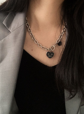 Heymen黑门欧美街头钛钢项链