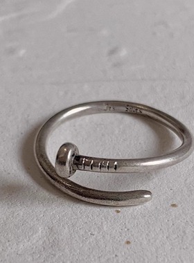 Heymen黑门钉戒925银戒指