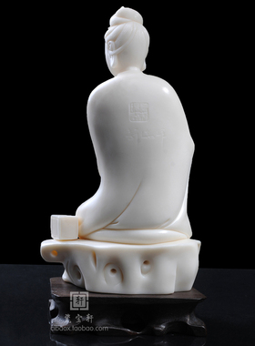 实心大师观音工艺品书房德化陶瓷