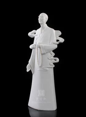 弘一法师李叔同人物民国德化陶瓷