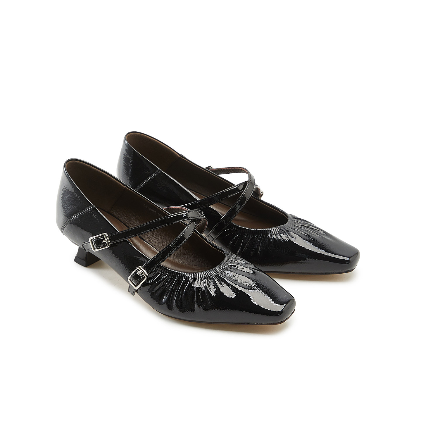 【王小毒】交织情感●4cm浅口真皮单鞋女通勤交叉带气质玛丽珍鞋,淘宝优惠券,粉丝福利购,淘宝优惠卷