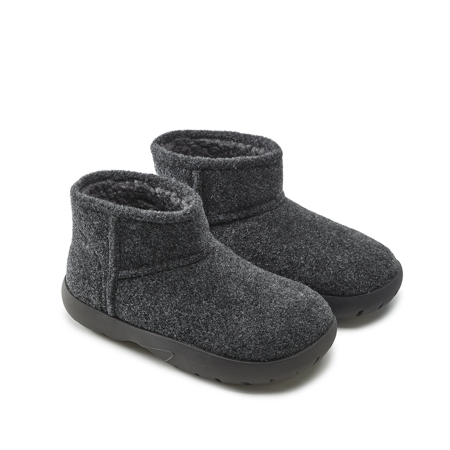 【王小毒】毛呢暖靴●4cm丑萌大头雪地靴女厚底增高防滑短筒袜靴,淘宝优惠券,粉丝福利购,淘宝优惠卷