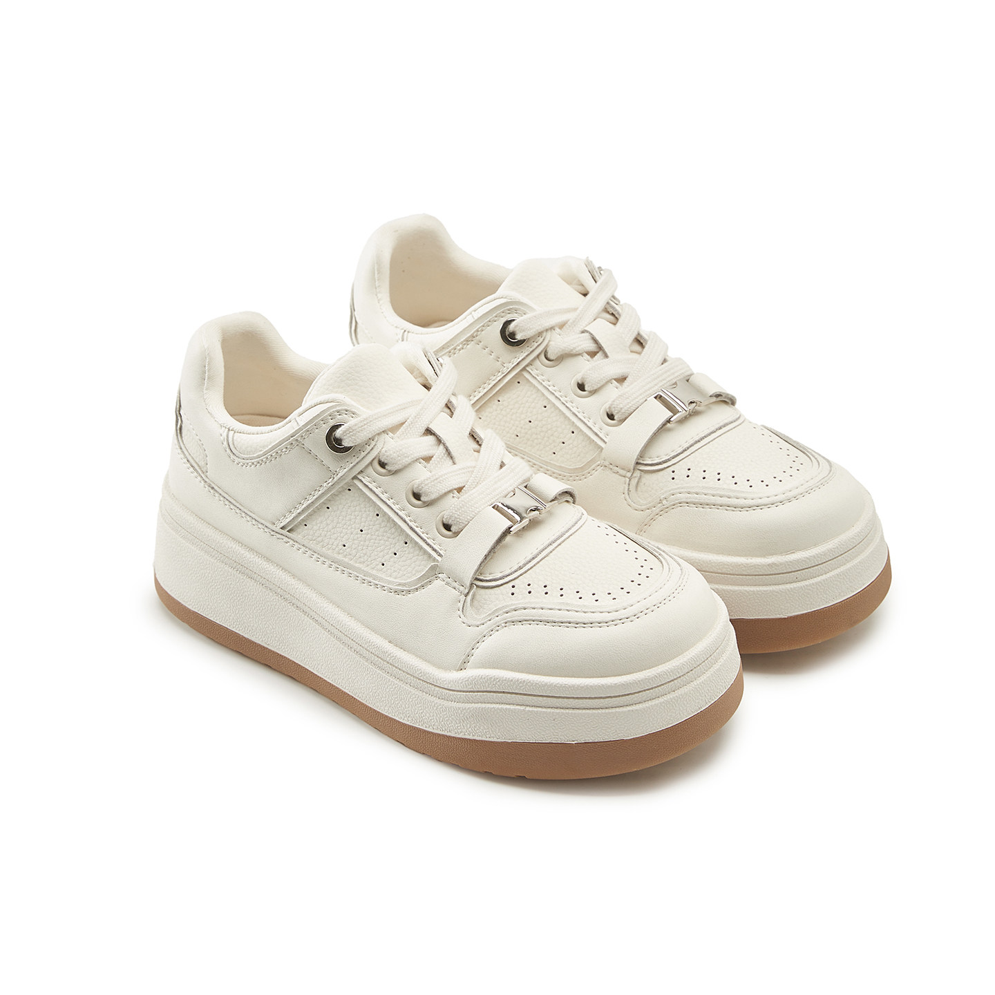 【王小毒】独白●5cm厚底休闲板鞋女加厚通勤加绒保暖低帮小白鞋,淘宝优惠券,粉丝福利购,淘宝优惠卷