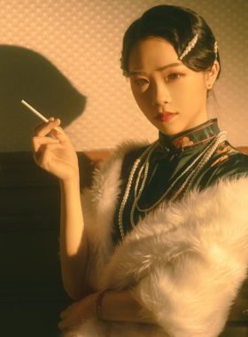 搭配旗袍珍珠项链饰品女款多层叠戴颈链中长款毛衣链三层项圈200