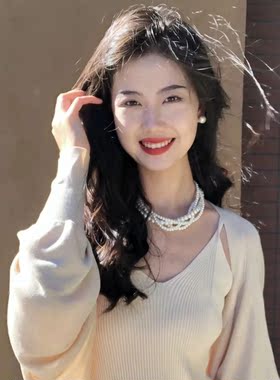 多层珍珠项链串珠颈链子短款女士复古锁骨链毛衣链配饰品项圈1462