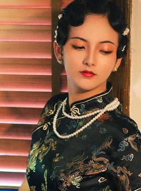 新款搭配旗袍珍珠项链