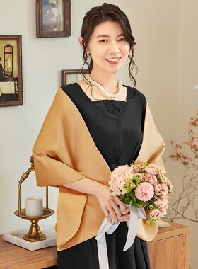宴会旗袍披肩女士结婚礼服围巾