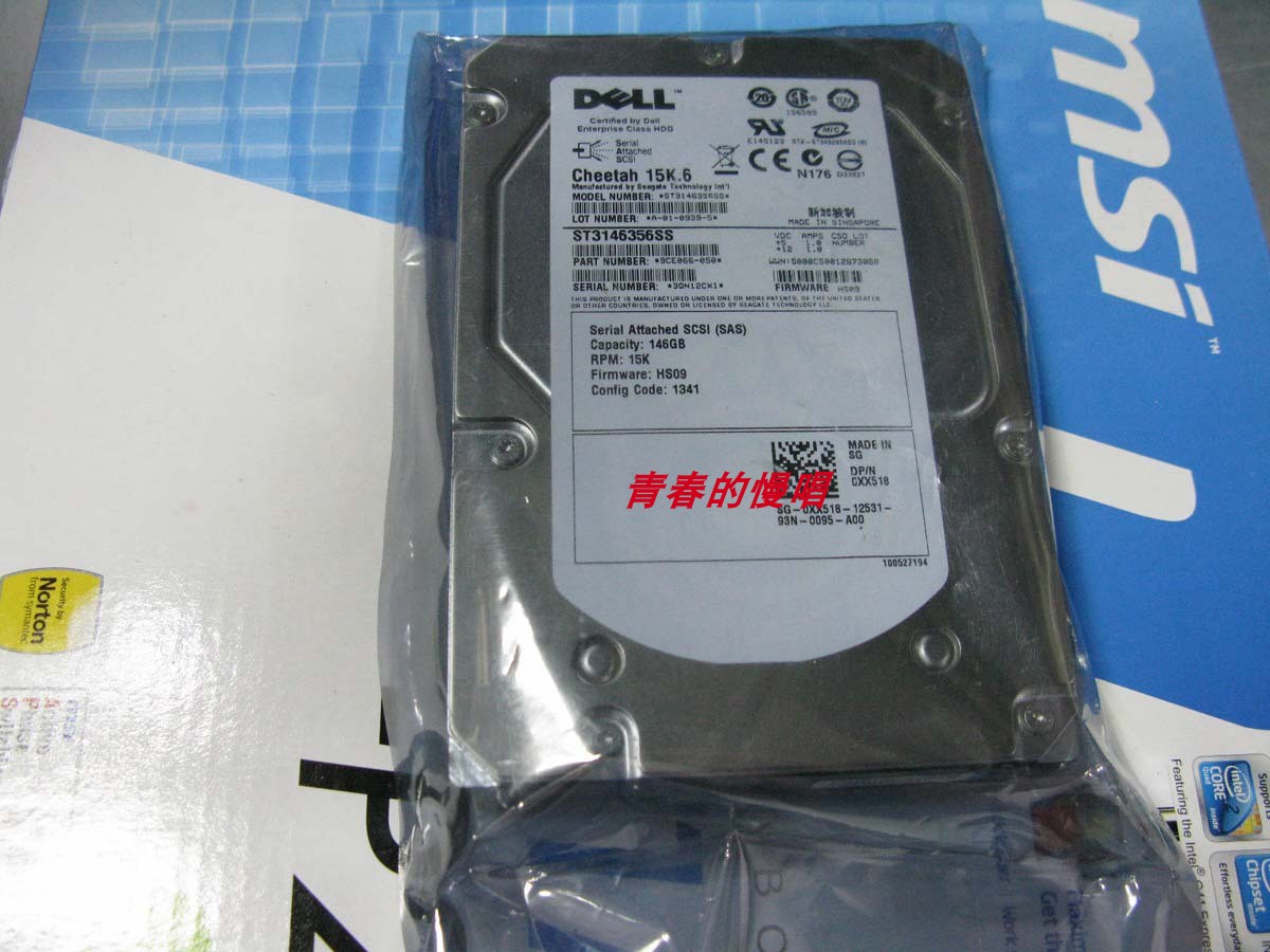 DELL XX518 0XX518 ST3146356SS 146GB 15K.6 3.5 SAS服务器硬盘 - 图0