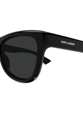 SAINT LAURENT 女士太阳镜 SL816001 AW2025 黑色 全框太阳镜