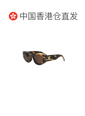 1h可退 香港直邮CELINE 男士太阳镜 CL40308U53E CO 棕色 1MIE564