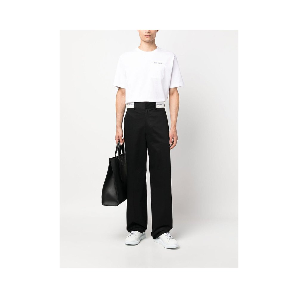 1h可退 PALM ANGELS 男士T恤 PMAA088E23JER0010103 AW2023 - 图0