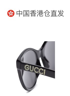 香港直邮GUCCI 男士太阳镜 GG0419S001 AW2021 古驰黑色
