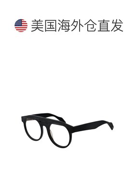 自营Yohji Yamamoto男式光学镜框-黑色 美国奥莱直发