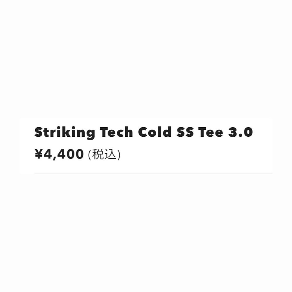 日本直邮 Striking Tech Cold SS T恤 3.0 棒球服训练 FOA405198 - 图2