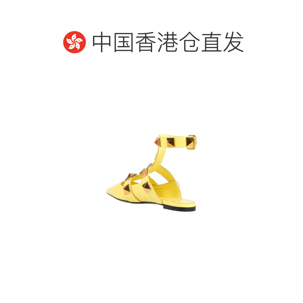 1h可退 香港直邮valentino 华伦天奴 女士 芭蕾舞鞋 yellow黄色,淘宝优惠券,粉丝福利购,淘宝优惠卷