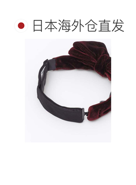 日本直邮SHIPS 天鹅绒蝴蝶结 黑色