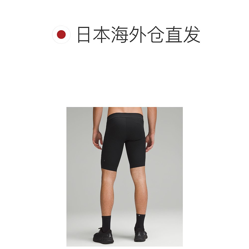 日潮跑腿Lululemon SenseKnit 跑步短裤 10 英寸 Black XSprod110 - 图1