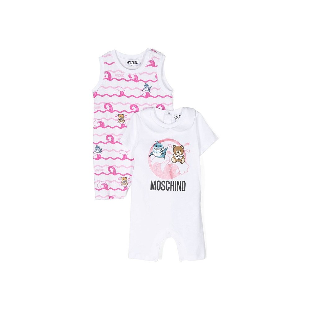 香港直邮MOSCHINO 男童套装 MUY04WLAA0284295ROSA - 图0